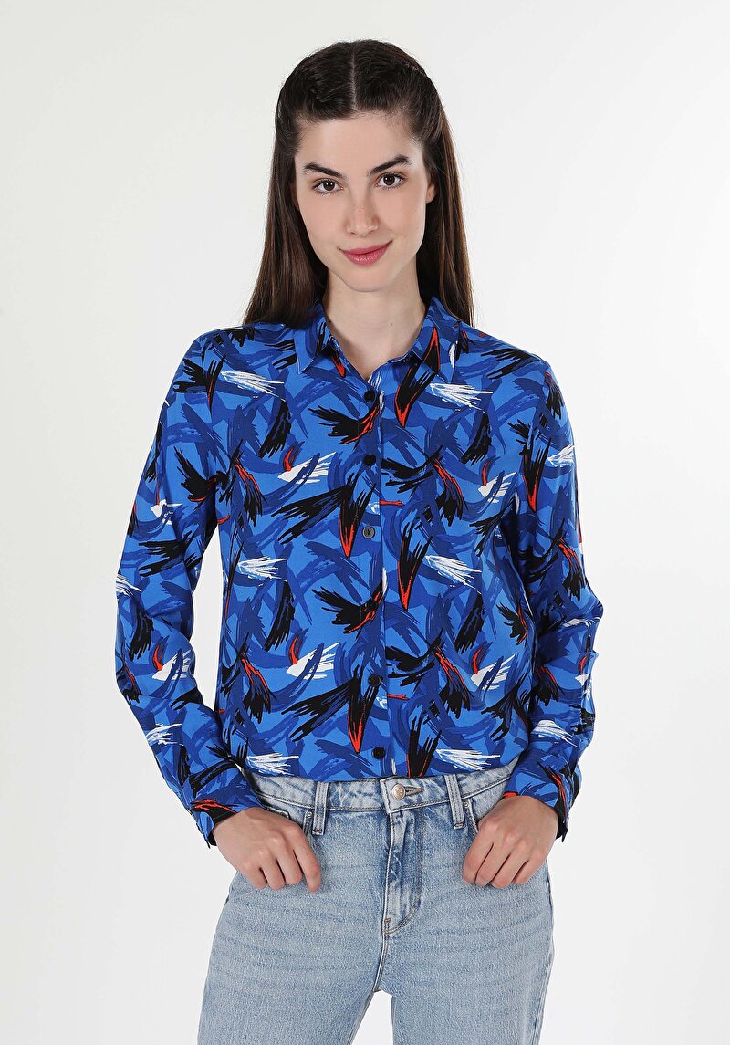 Зображення Сорочка З Довгим Рукавом Жіноча Мультіколор  Cl1060323