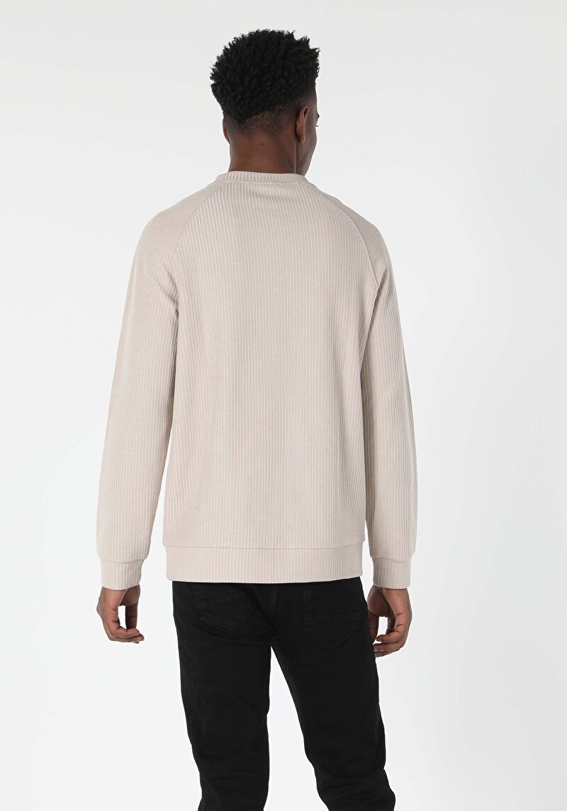 Показати інформацію про Футболка З Довгим Рукавом Чоловіча Бежева  Cl1057263