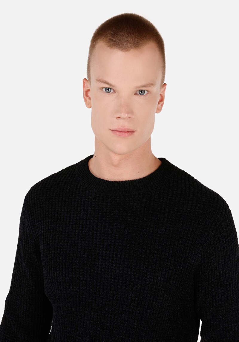 Показати інформацію про Светр Чоловічий Чорний  Cl1071036