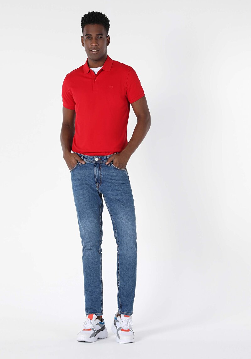 Зображення 067 Jack Джинси Чоловічі Блакитні Класичного Крою Cl1058476