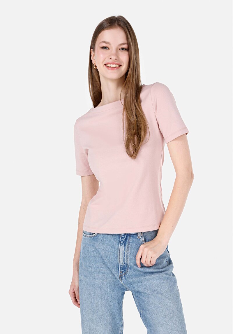 Зображення Футболка З Коротким Рукавом Жіноча Рожева  Cl1058493