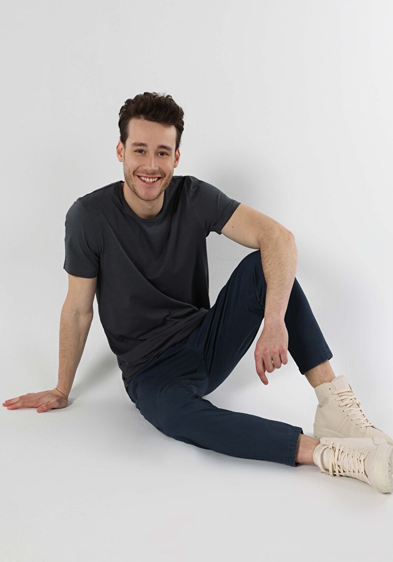 Зображення Футболка З Коротким Рукавом Чоловіча Сіра  Cl1058580