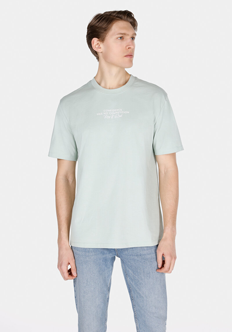 Зображення Футболка З Коротким Рукавом Чоловіча Зелена  Cl1071878