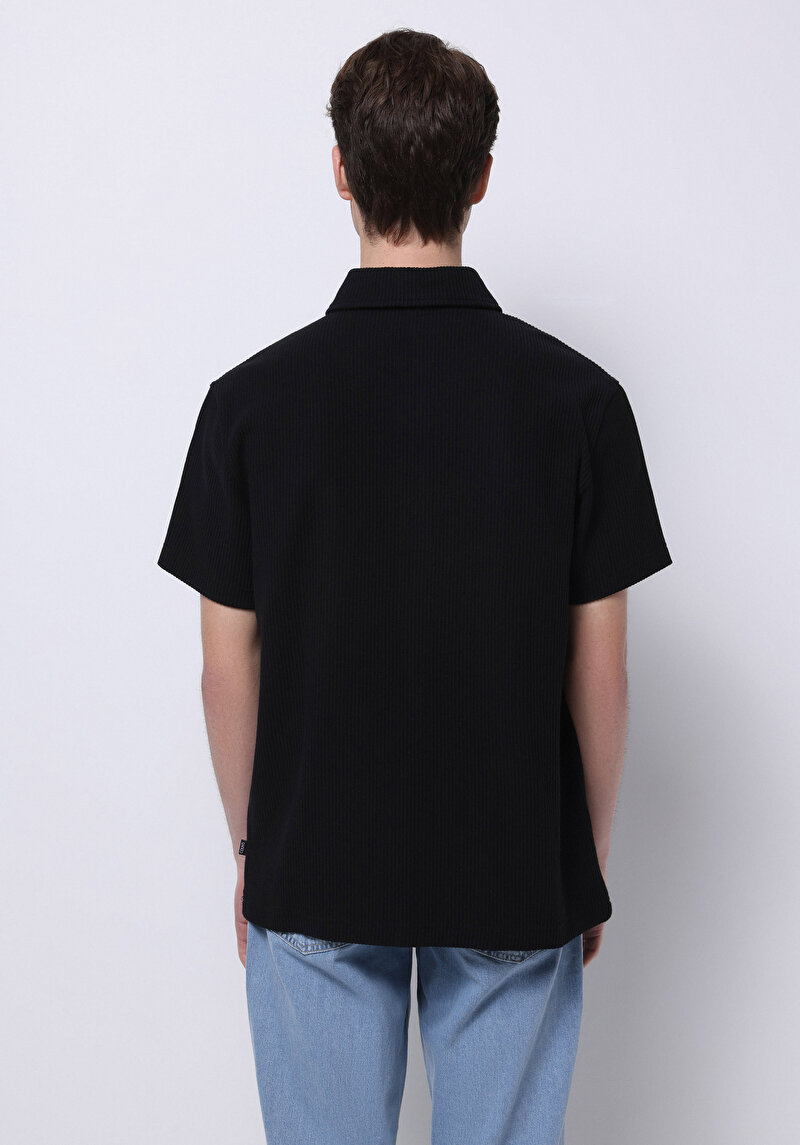 Показати інформацію про Поло З Коротким Рукавом Чоловіче Чорне  Cl1071894