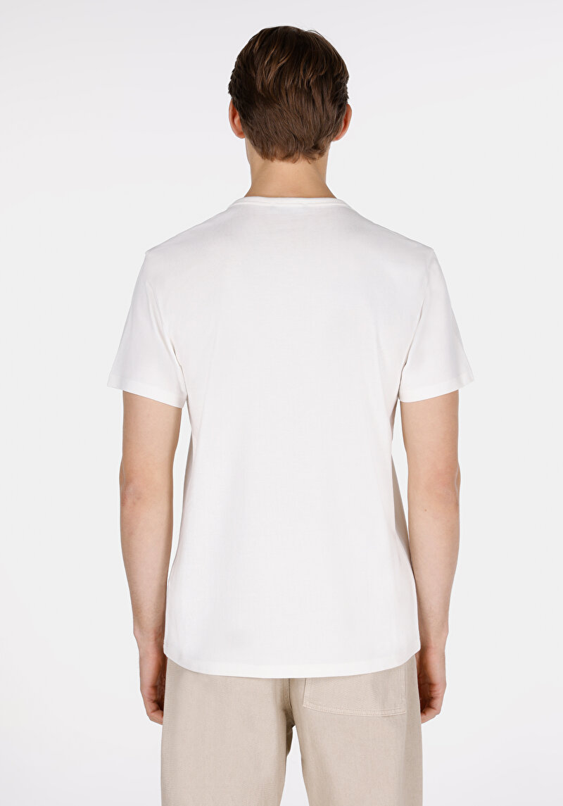 Показати інформацію про Футболка З Коротким Рукавом Чоловіча Біла  Cl1072848