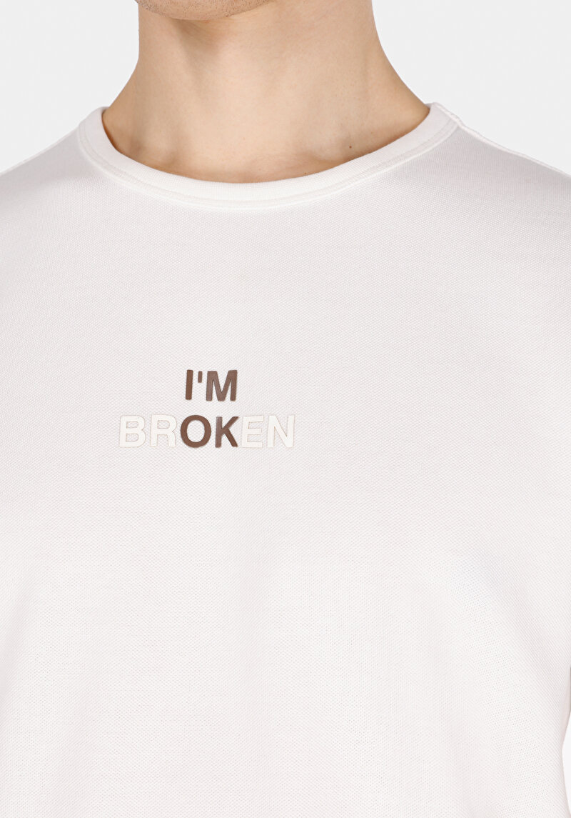 Показати інформацію про Футболка З Коротким Рукавом Чоловіча Біла  Cl1072848