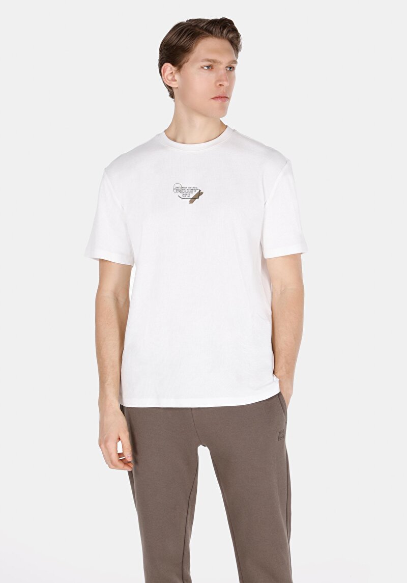 Зображення Футболка З Коротким Рукавом Чоловіча Біла  Cl1072852