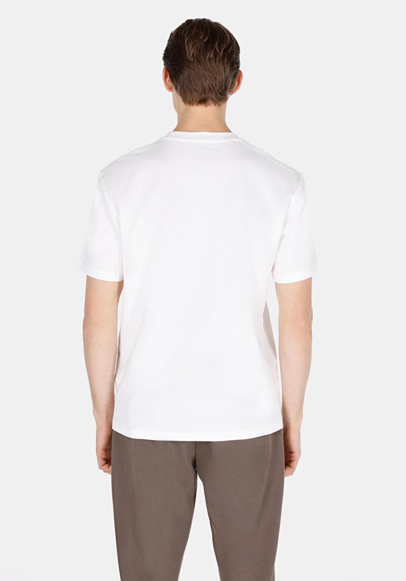 Показати інформацію про Футболка З Коротким Рукавом Чоловіча Біла  Cl1072852