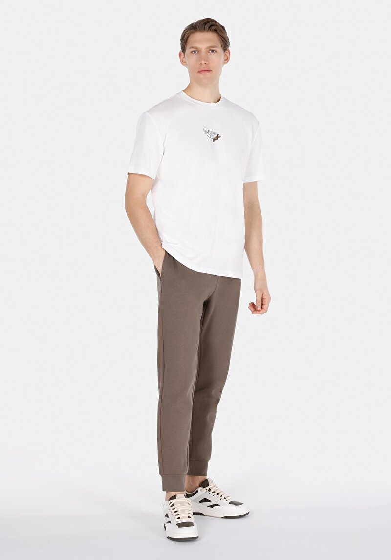 Показати інформацію про Футболка З Коротким Рукавом Чоловіча Біла  Cl1072852