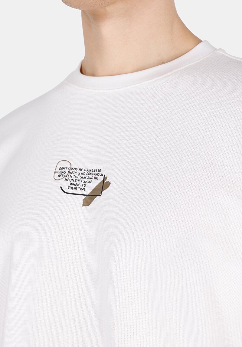 Показати інформацію про Футболка З Коротким Рукавом Чоловіча Біла  Cl1072852