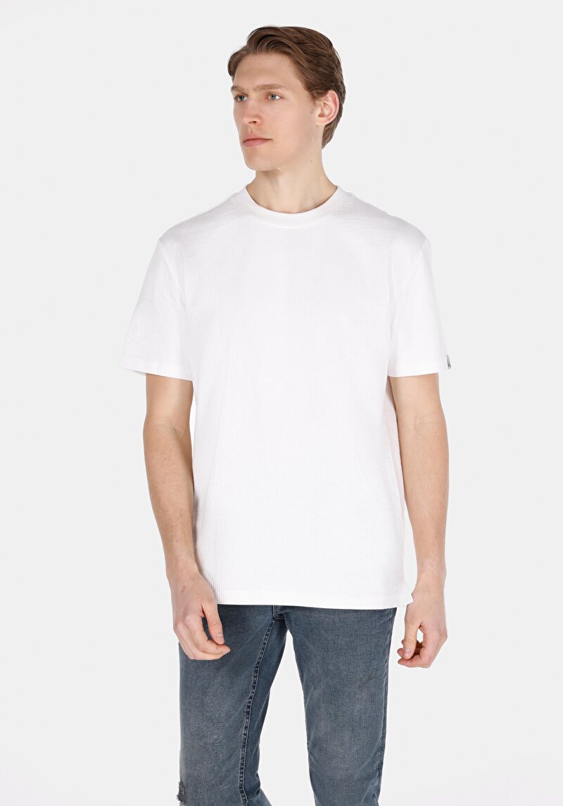 Зображення Футболка З Коротким Рукавом Чоловіча Біла  Cl1073378