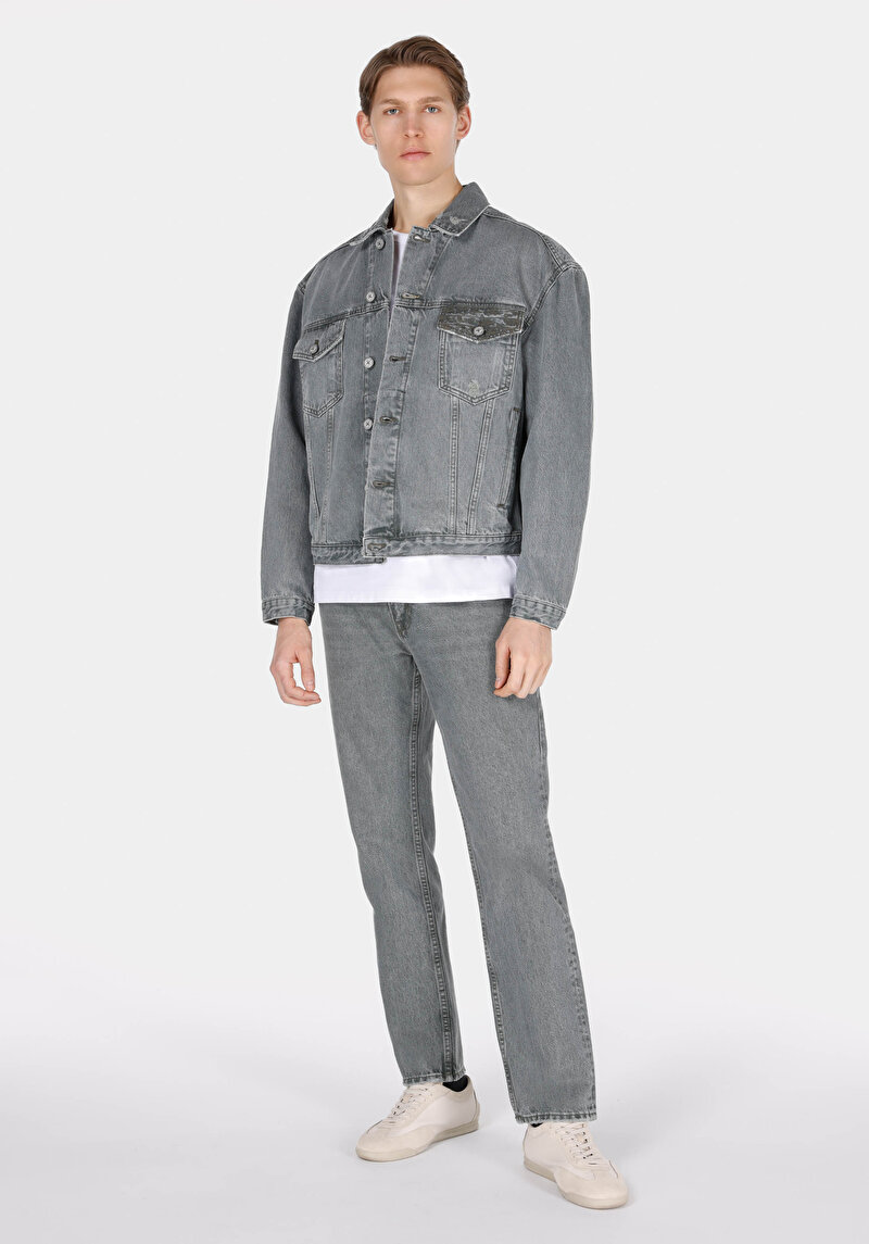 Зображення 045 David Джинси Чоловічі Чорні Класичного Крою Cl1073397