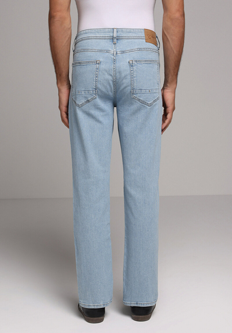 Зображення 045 David Джинси Чоловічі Блакитні Класичного Крою Cl1073584