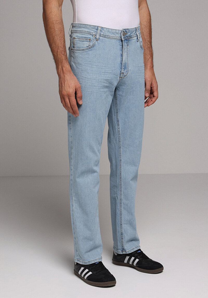 Зображення 045 David Джинси Чоловічі Блакитні Класичного Крою Cl1073584