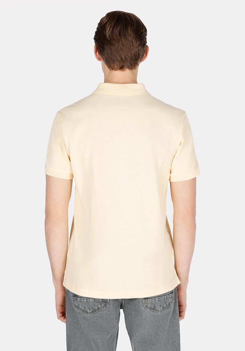 Показати інформацію про Поло З Коротким Рукавом Чоловіче Жовте  Cl1073960