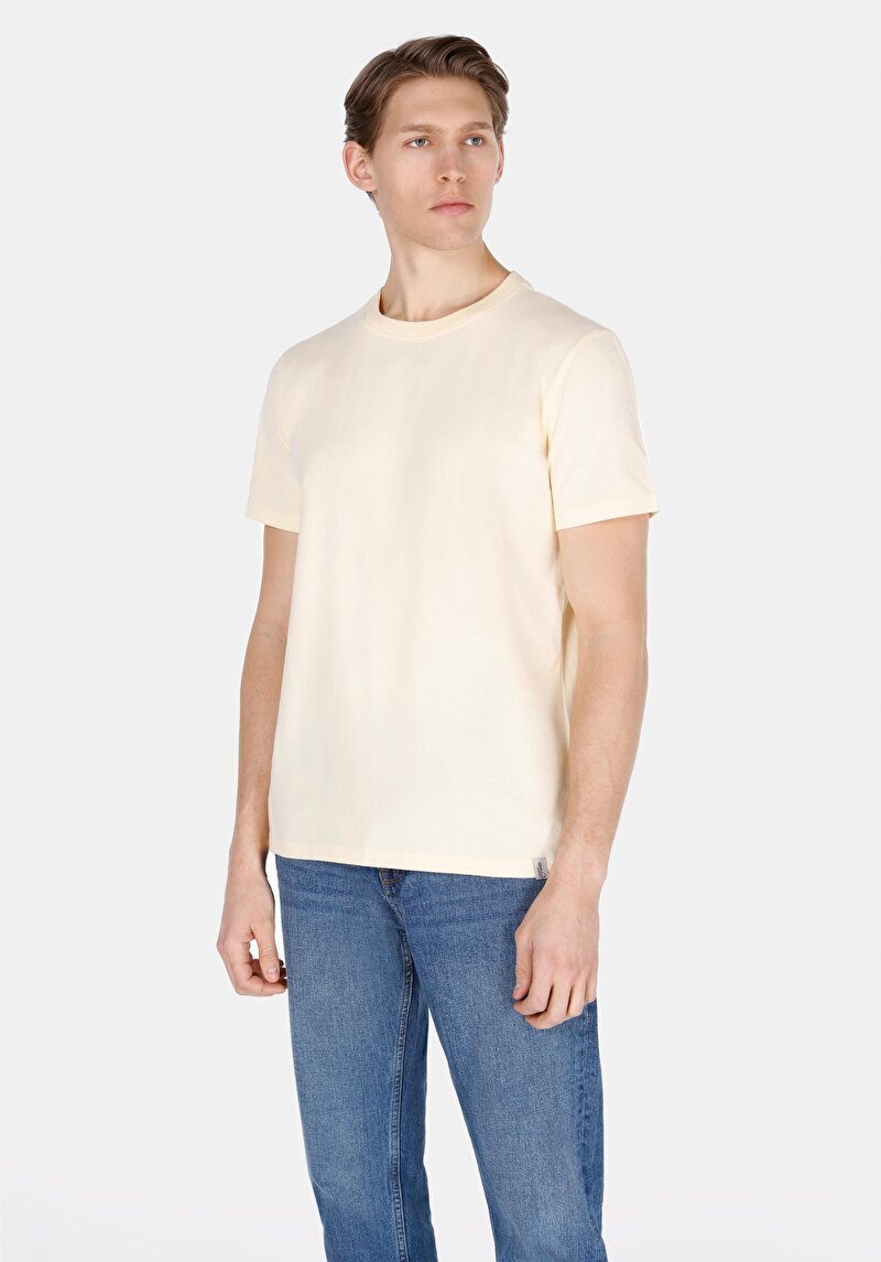 Зображення Футболка З Коротким Рукавом Чоловіча Жовта  Cl1073961