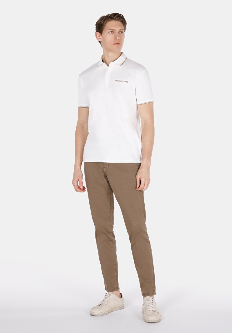 Показати інформацію про Поло З Коротким Рукавом Чоловіче Біле  Cl1073964