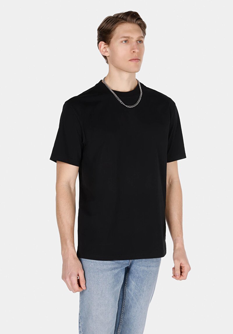 Зображення Футболка З Коротким Рукавом Чоловіча Чорна Cl1073965