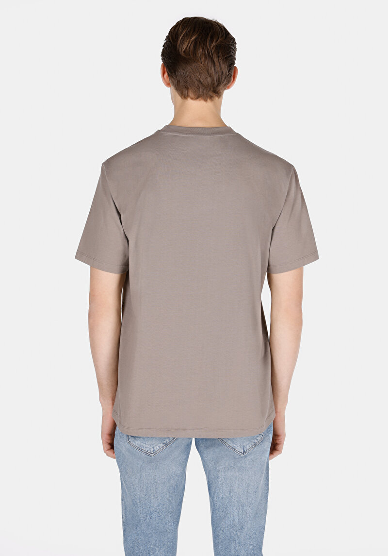 Показати інформацію про Футболка З Коротким Рукавом Чоловіча Сіра  Cl1074204