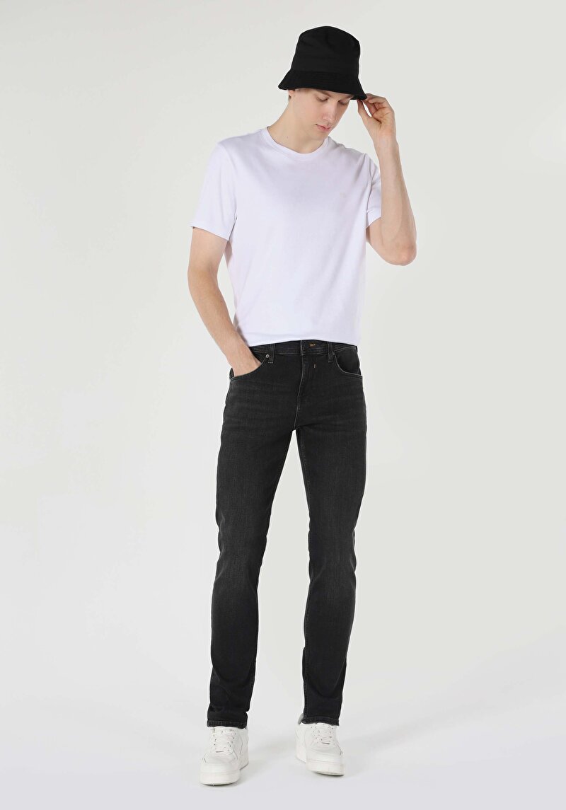 Зображення 044 Karl Джинси Чоловічі Сині Прямого Крою Cl1062410