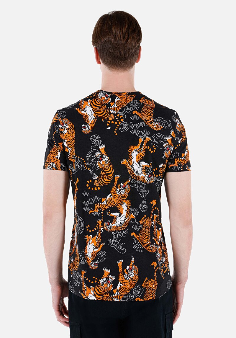 Показати інформацію про Футболка З Коротким Рукавом Чоловіча Чорна  Cl1062668