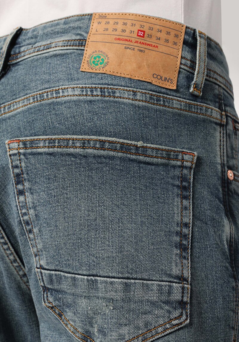 Показати інформацію про 044 Karl Джинси Чоловічі Блакитні Прямого Крою Cl1063490