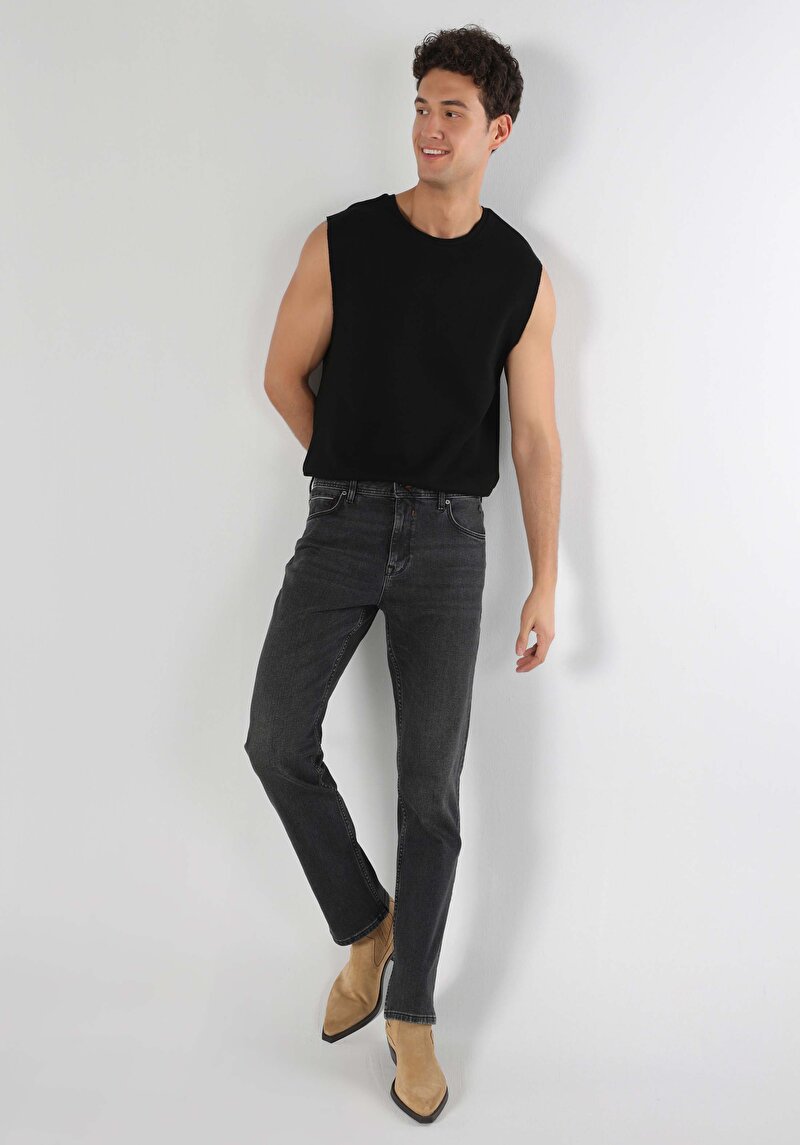 Зображення 045 David Джинси Чоловічі Чорні Класичного Крою Cl1063536