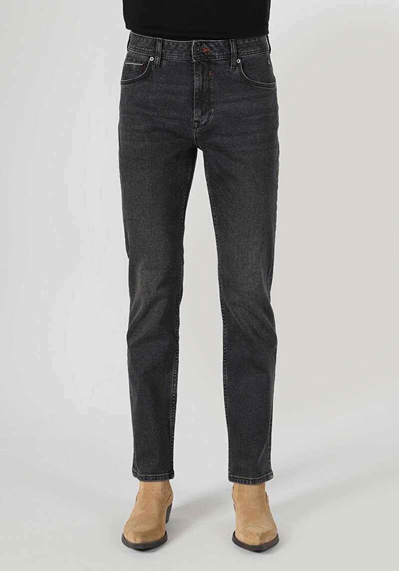 Показати інформацію про 045 David Джинси Чоловічі Чорні Класичного Крою Cl1063536