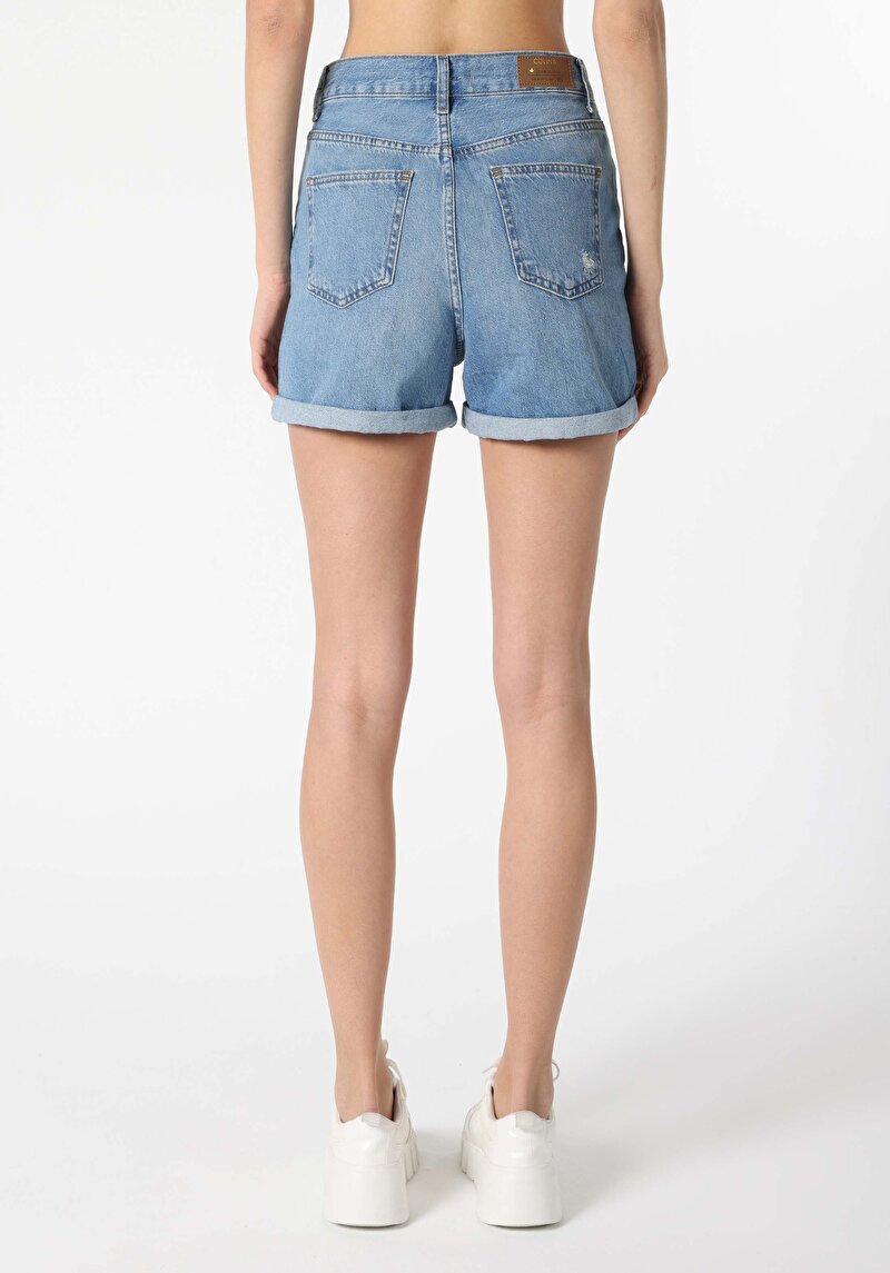 Показати інформацію про Шорти Жіночі Блакитні  Cl1063554