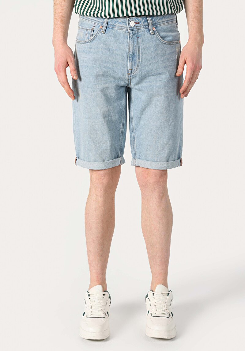 Показати інформацію про 045 David Шорти Чоловічі Блакитні  Cl1064567