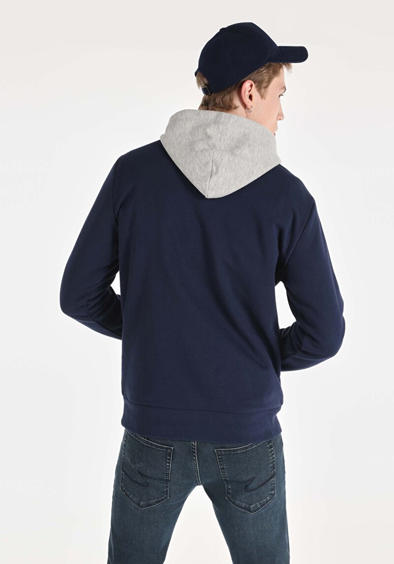 Показати інформацію про Толстовка Чоловіча Синя  Cl1064580