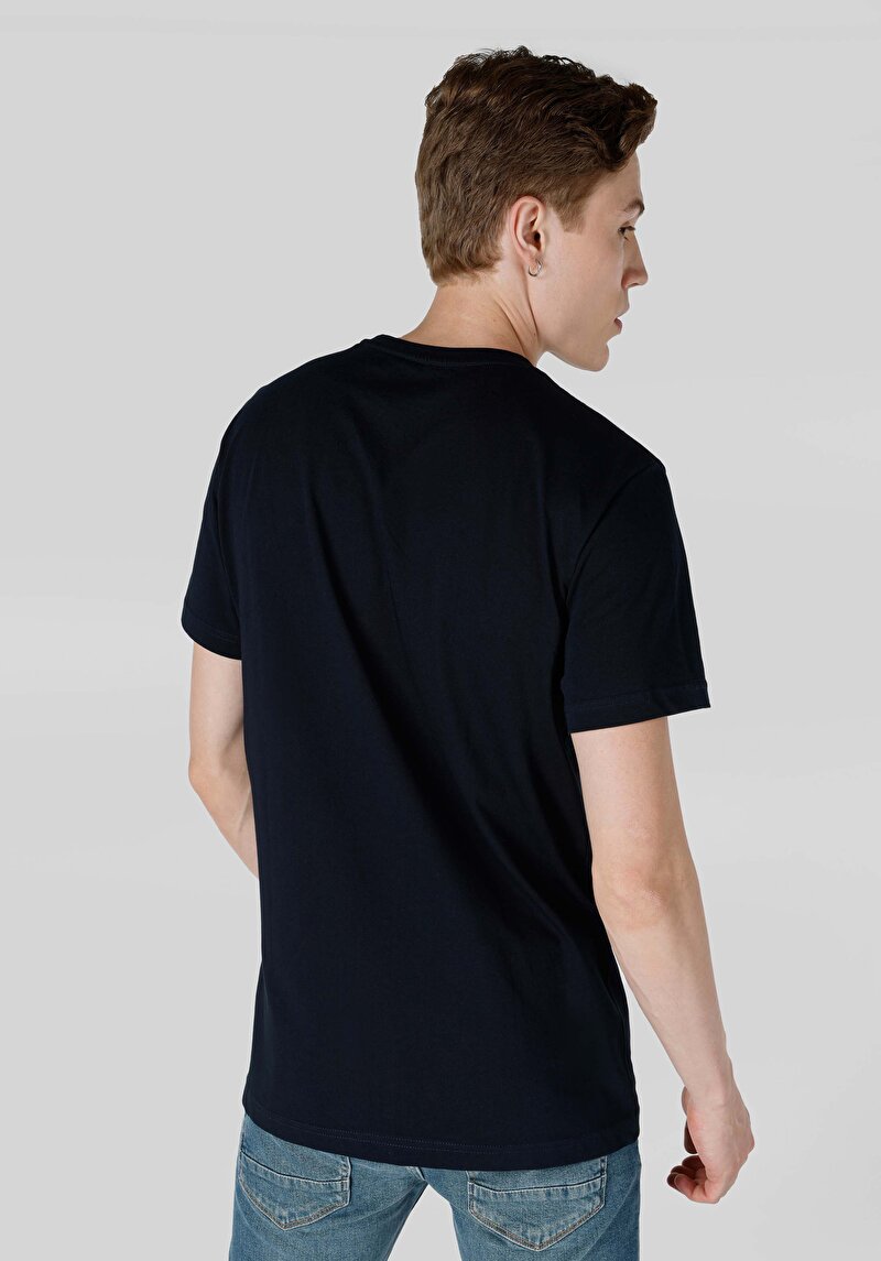 Показати інформацію про Футболка З Коротким Рукавом Чоловіча Синя  Cl1064600