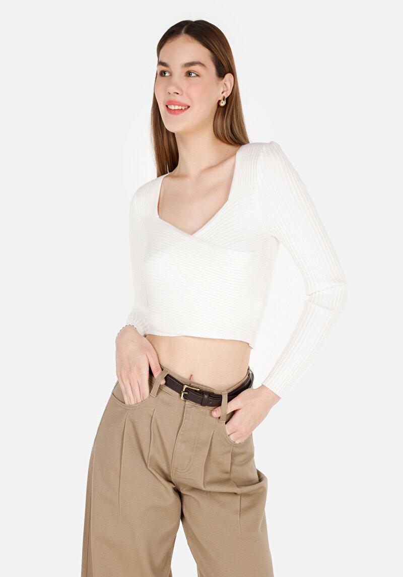 Зображення Светр Жіночий Білий  Cl1070281