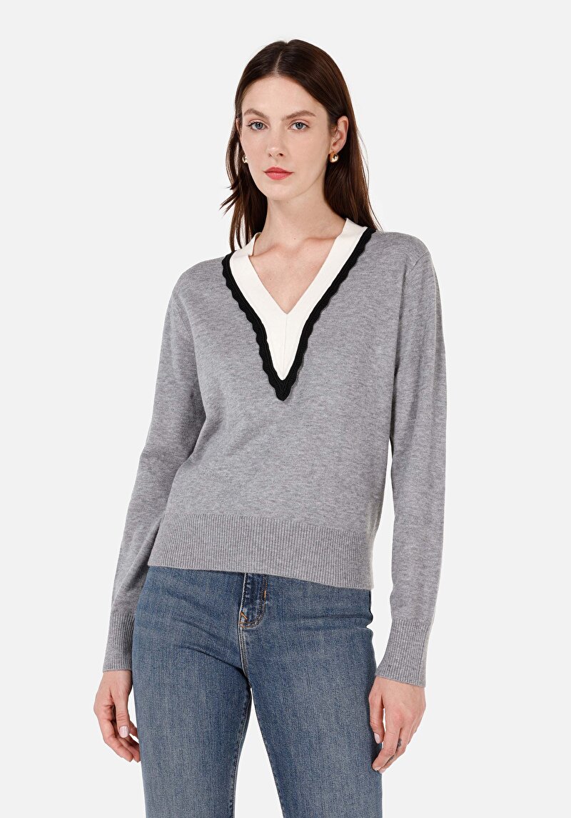 Зображення Светр Жіночий Сірий Cl1070282