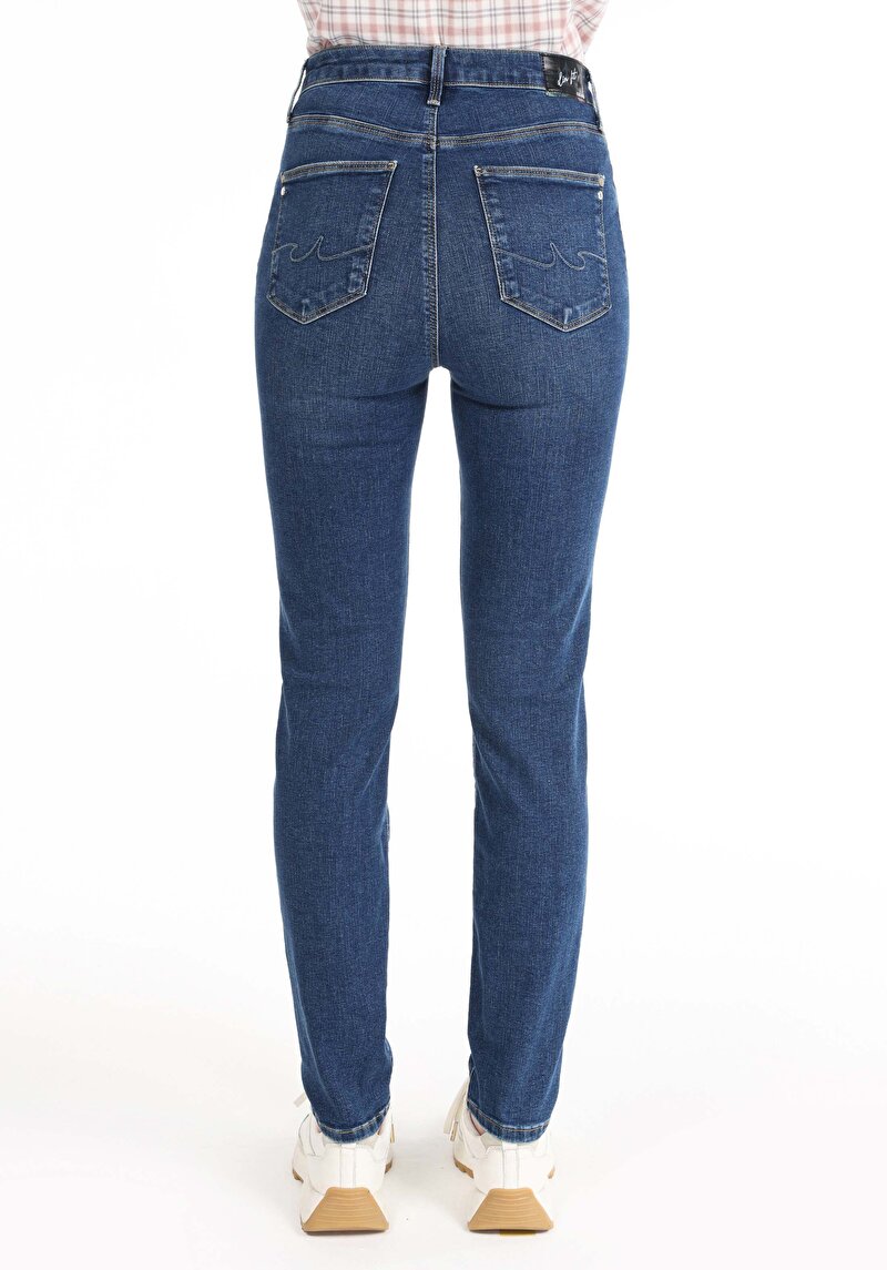 Зображення 703 Carla Джинси Жіночі Сині Вузького Крою Cl1065297