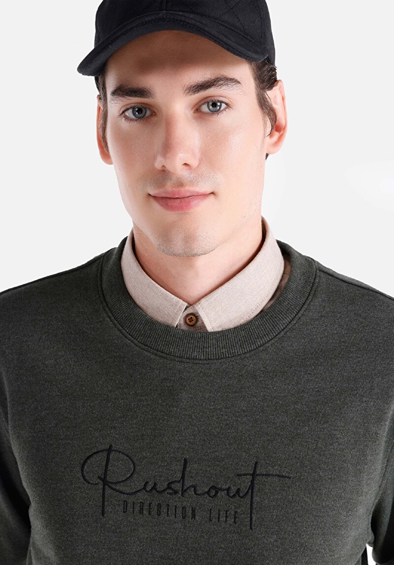 Показати інформацію про Толстовка Чоловіча Зелена  Cl1065693