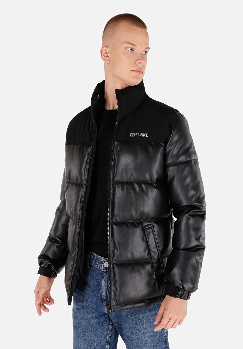 Зображення Куртка З Еко-шкіри Чоловіча Чорна Cl1065806
