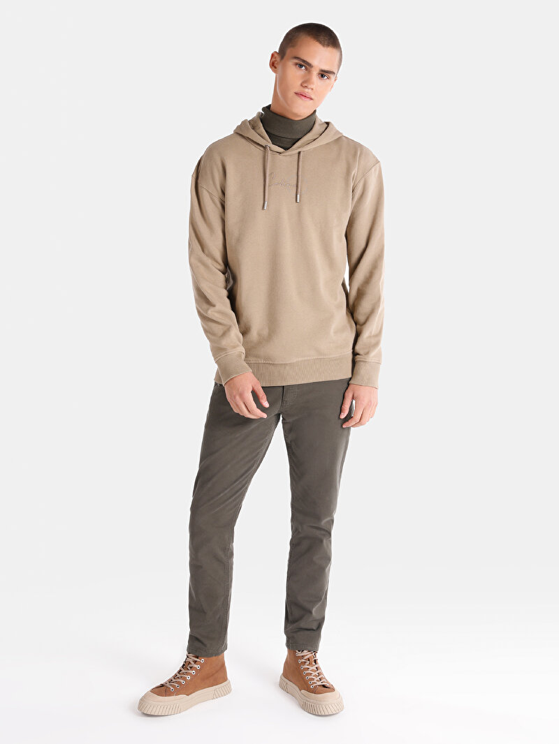 Показати інформацію про Толстовка Чоловіча Бежева  Cl1065824