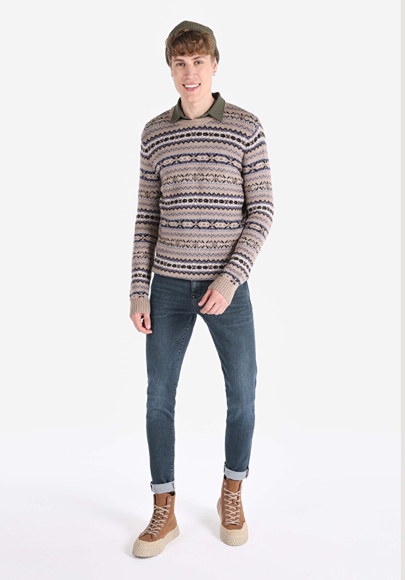 Показати інформацію про Светр Чоловічий Сірий  Cl1066334