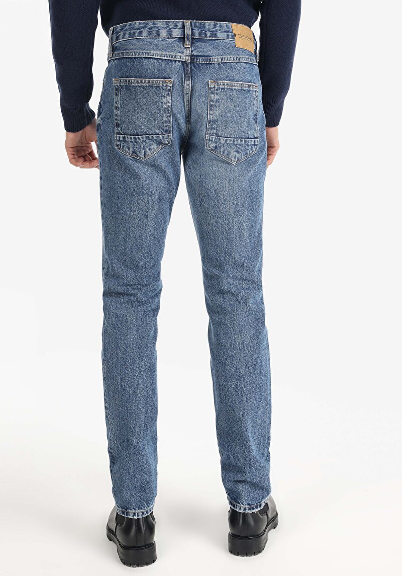 Зображення 044 Karl Джинси Чоловічі Блакитні Прямого Крою Cl1066416