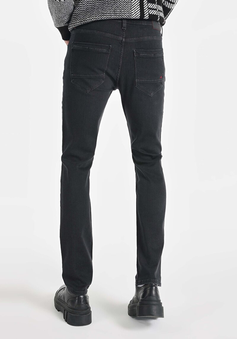 Зображення 044 Karl Джинси Чоловічі Чорні Прямого Крою Cl1066491