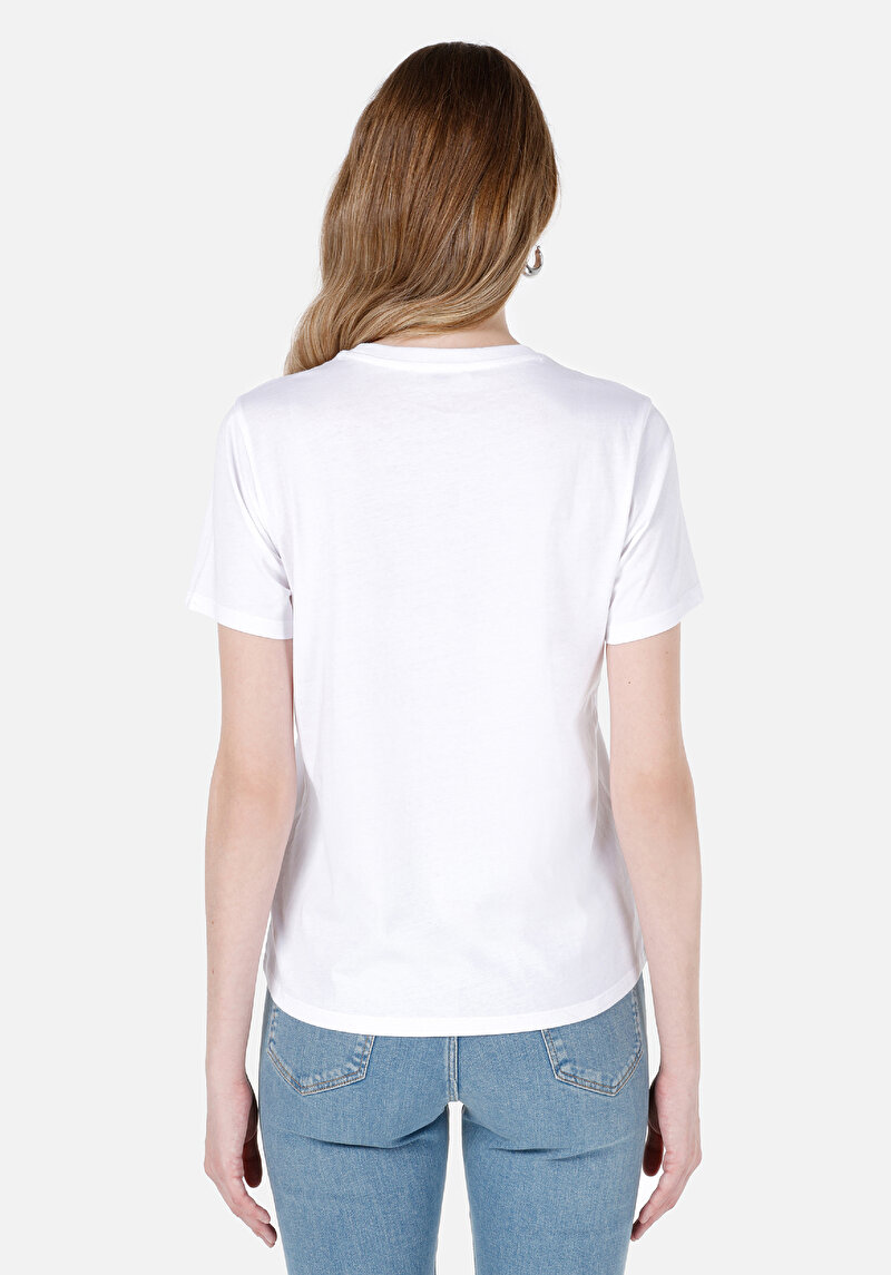 Показати інформацію про Футболка З Коротким Рукавом Жіноча Біла  Cl1066640