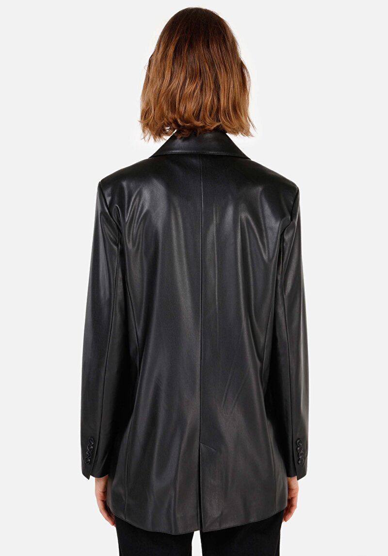 Зображення Куртка З Еко-шкіри Жіноча Чорна Cl1070369