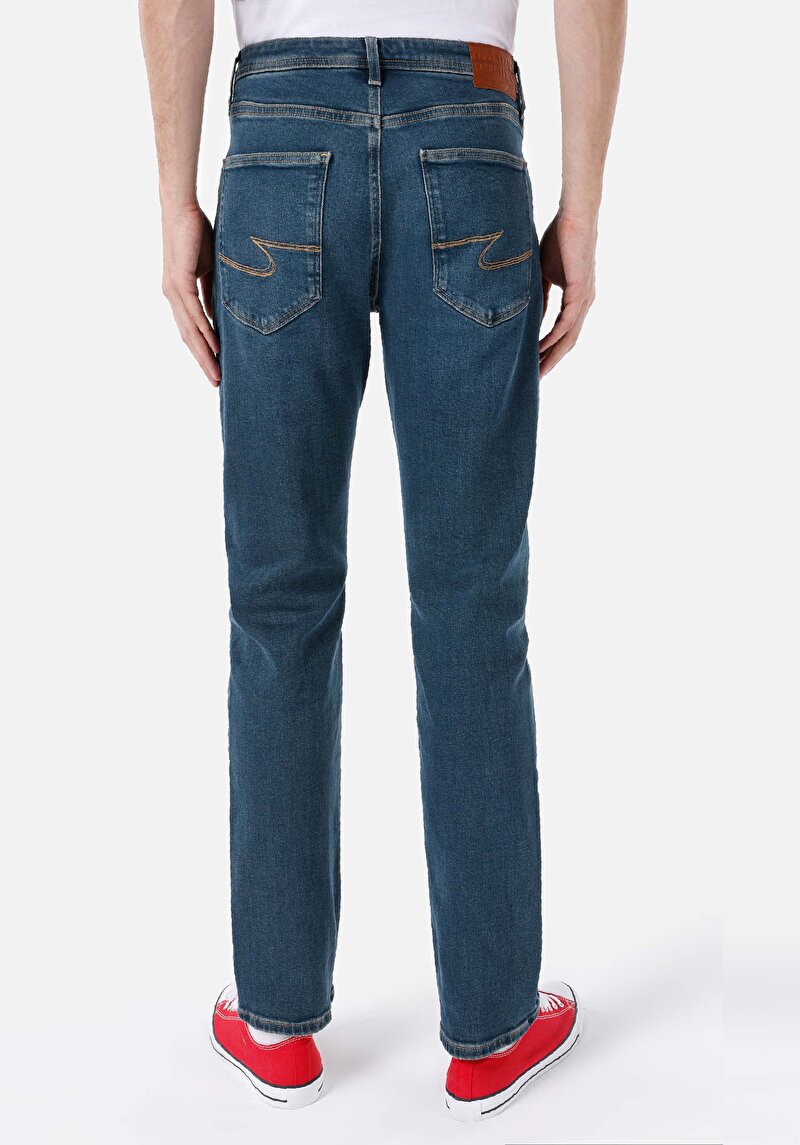 Зображення 045 David Джинси Чоловічі Сині Класичного Крою Cl1067274