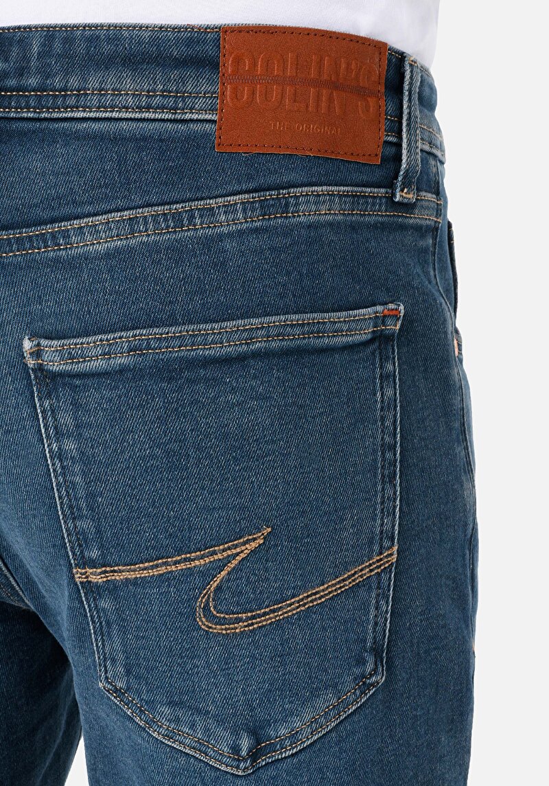 Показати інформацію про 045 David Джинси Чоловічі Сині Класичного Крою Cl1067274