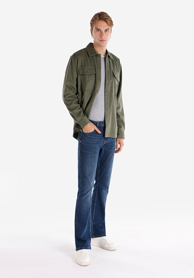 Зображення 161 Keanu Джинси Чоловічі Сині Класичного Крою Cl1068491