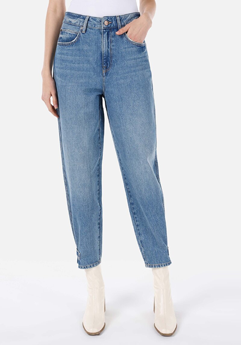 Зображення 810 Emma Джинси Жіночі Блакитні Вкорочені Cl1068678