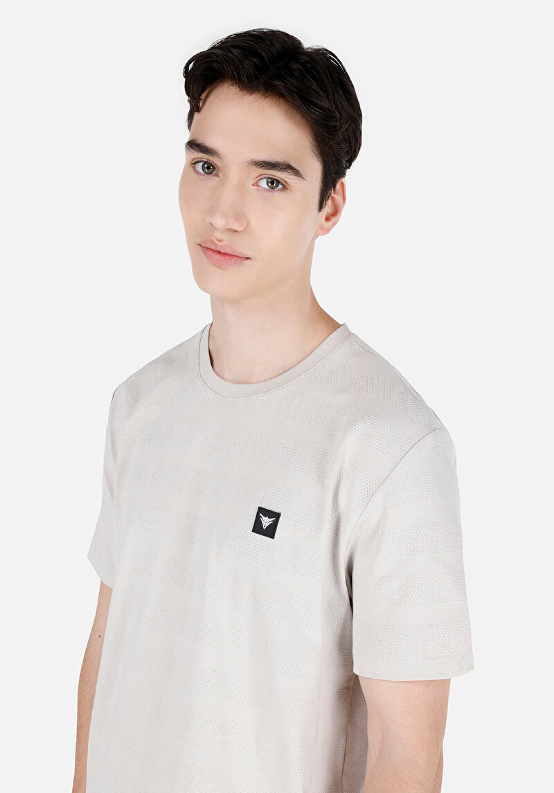 Показати інформацію про Футболка З Коротким Рукавом Чоловіча Сіра  Cl1068857