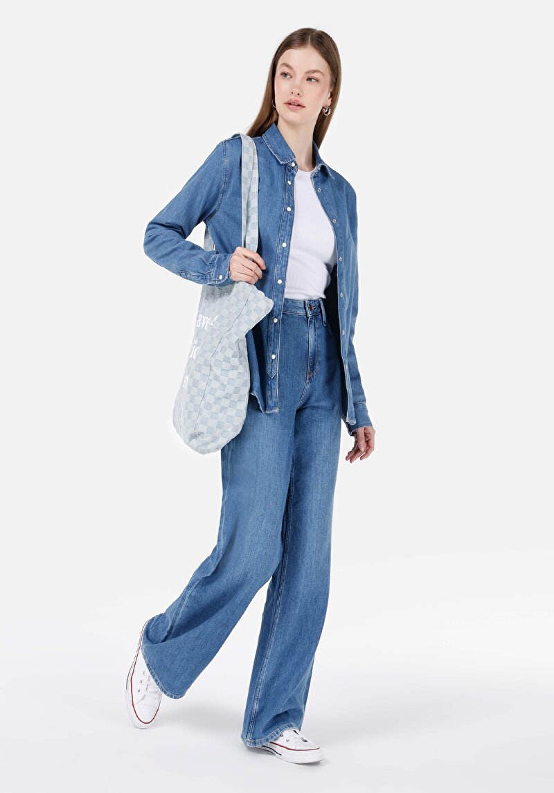 Показати інформацію про 970 Berry Джинси Жіночі Блакитні Класичного Крою Cl1069217