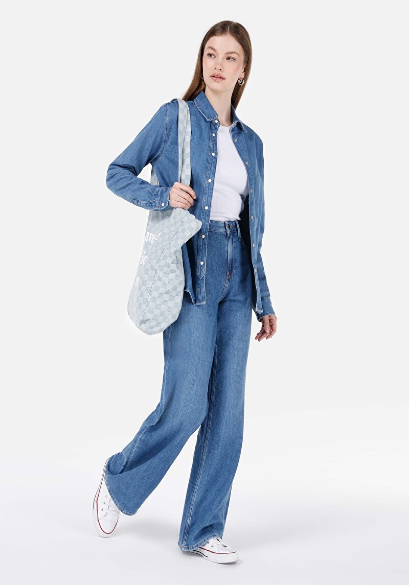 Зображення 970 Berry Джинси Жіночі Блакитні Класичного Крою Cl1069217